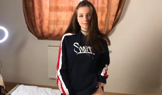 Russian chick stood up doggy style to get anal fucked