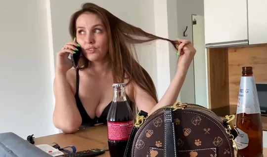 The Russian stepmother drank a little and immediately climbed into bed with her stepson