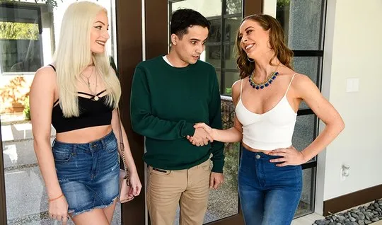 Mom cheats on her husband with her daughters young friend and cums