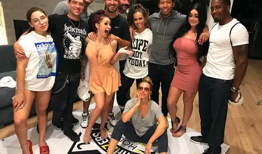 During group sex, girls get real pleasure and orgasm