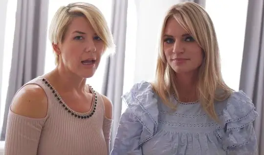 Two mothers in semi-darkness staged a premium caress with a gentle handjob