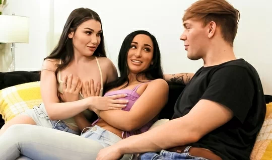 The girl agreed to group sex with a friend and her boyfriend