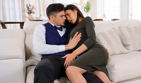 Asian molests a guy and sucks his dick after a date