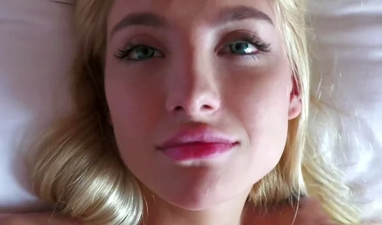 Cute blonde double penetrated casting fucked